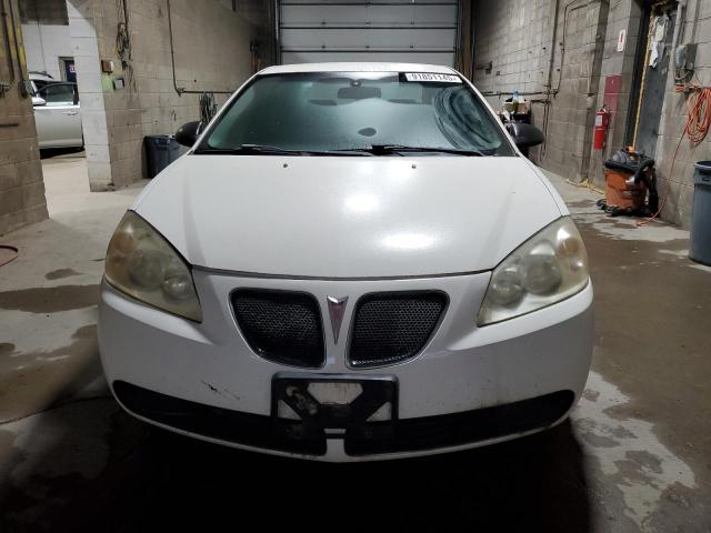 1G2ZG58B374225672 - 2007 PONTIAC G6 BASE Biały zdjęcie 5