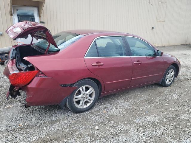 1HGCM56746A101596 - 2006 HONDA ACCORD EX RED photo 3
