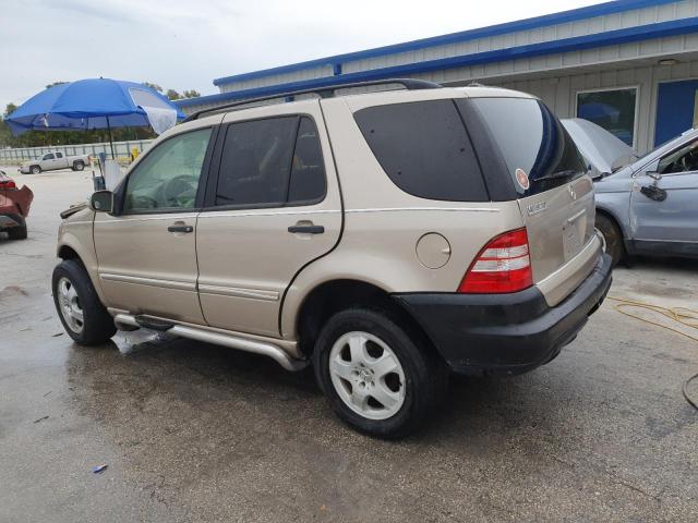 4JGAB54E02A342252 - 2002 MERCEDES-BENZ ML 320 TAN photo 2