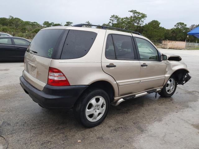 4JGAB54E02A342252 - 2002 MERCEDES-BENZ ML 320 TAN photo 3