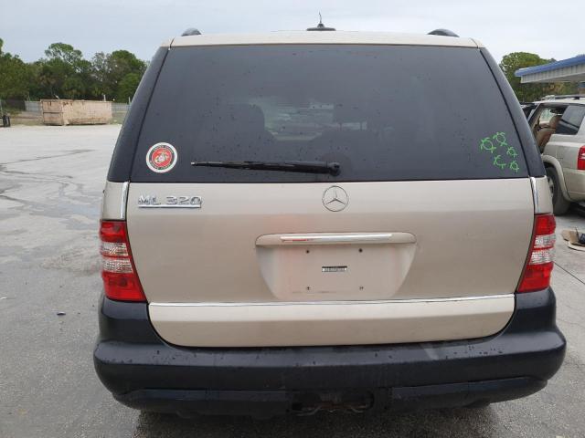 4JGAB54E02A342252 - 2002 MERCEDES-BENZ ML 320 TAN photo 6