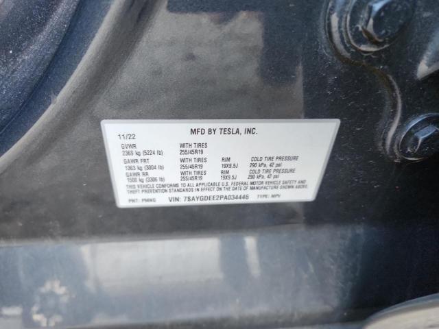 7SAYGDEE2PA034446 - 2023 TESLA MODEL Y Gri fotoğraf 12