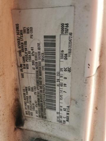 1FTRE14W21HA39673 - 2001 FORD ECONOLINE E150 VAN 白色 照片 13