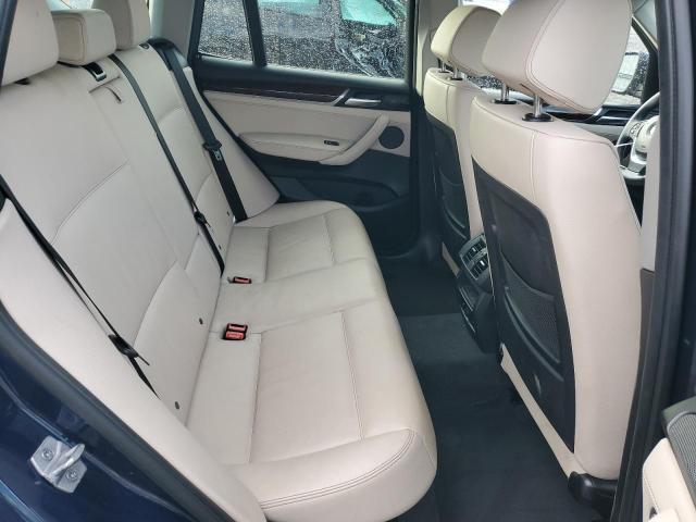 5UXWX9C59H0T01393 - 2017 BMW X3 XDRIVE28I BLUE photo 11