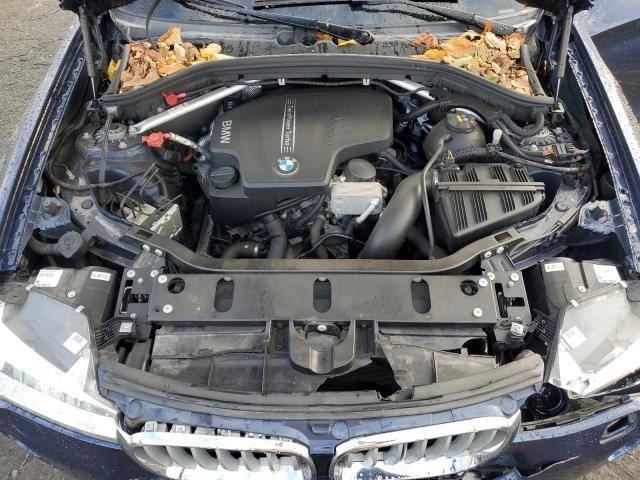 5UXWX9C59H0T01393 - 2017 BMW X3 XDRIVE28I BLUE photo 12