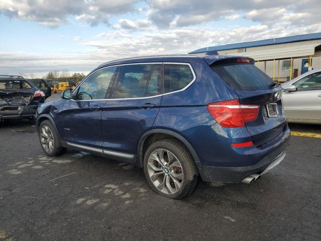 5UXWX9C59H0T01393 - 2017 BMW X3 XDRIVE28I BLUE photo 2