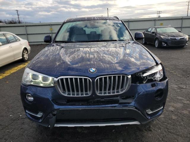 5UXWX9C59H0T01393 - 2017 BMW X3 XDRIVE28I BLUE photo 5