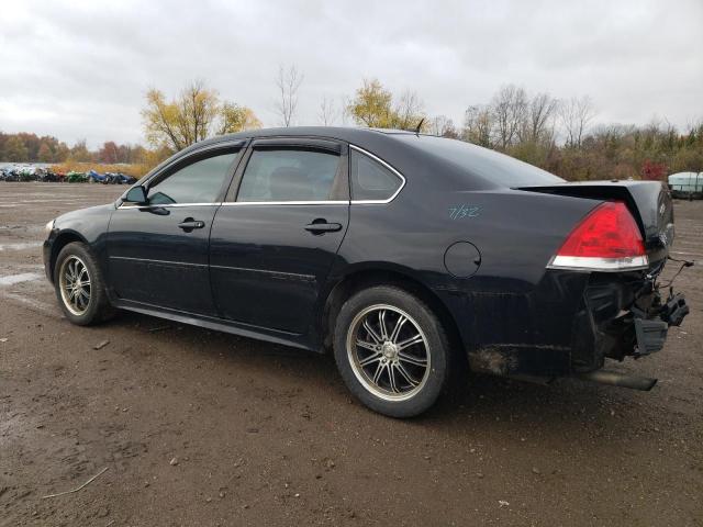 2G1WG5E38D1110223 - 2013 CHEVROLET IMPALA LT BLACK photo 2