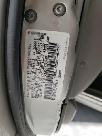 4T1BF28B53U334882 - 2003 TOYOTA AVALON XL ვერცხლისფერი ფოტო 12