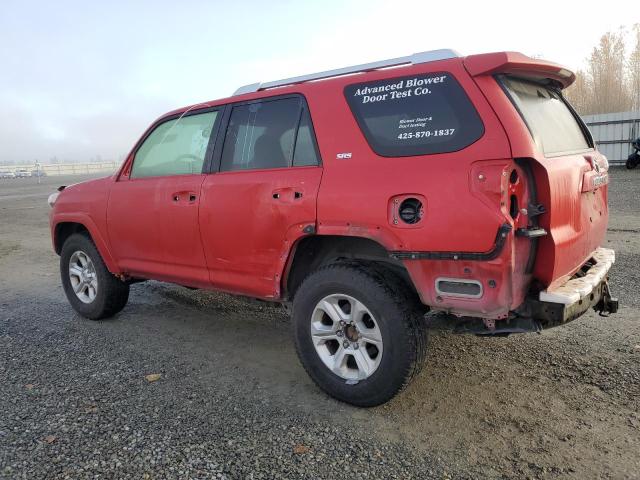 JTEBU5JR7G5332842 - 2016 TOYOTA 4RUNNER SR5/SR5 PREMIUM RED photo 2