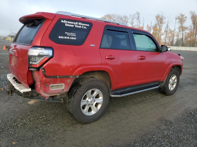 JTEBU5JR7G5332842 - 2016 TOYOTA 4RUNNER SR5/SR5 PREMIUM RED photo 3