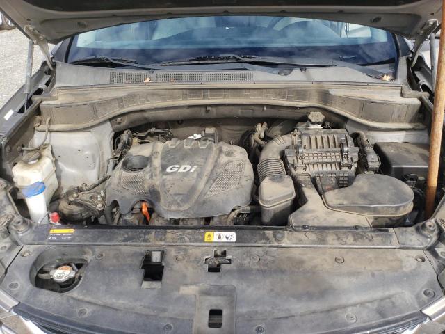 5XYZT3LB2DG035538 - 2013 HYUNDAI SANTA FE S GRAY photo 12