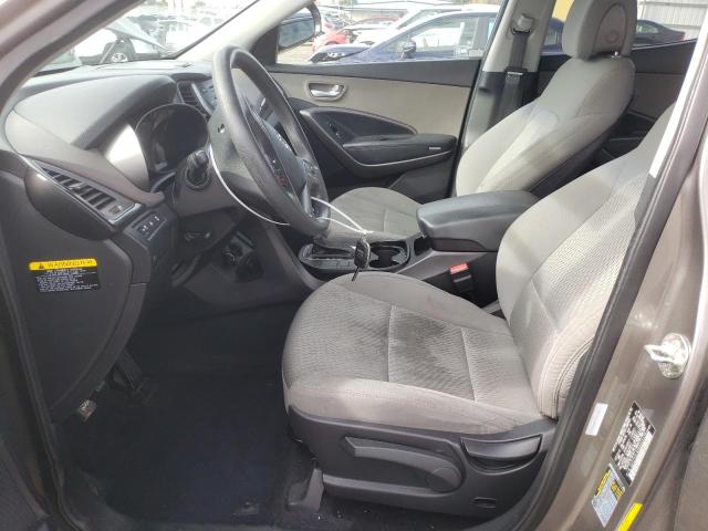 5XYZT3LB2DG035538 - 2013 HYUNDAI SANTA FE S GRAY photo 7