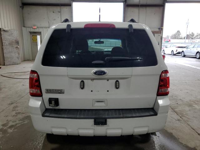 1FMCU9D78CKB32537 - 2012 FORD ESCAPE XLT WHITE photo 6