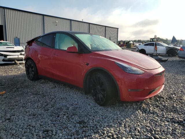 7SAYGDEF6NF440691 - 2022 TESLA MODEL Y Qırmızı foto 4