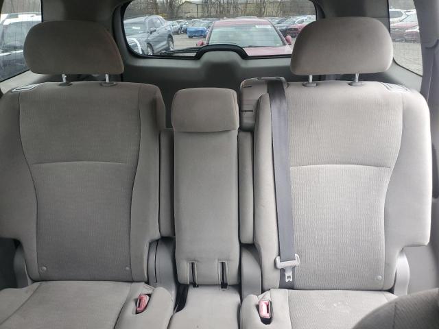 5TDBK3EH9BS042296 - 2011 TOYOTA HIGHLANDER BASE Սև լուսանկար 10