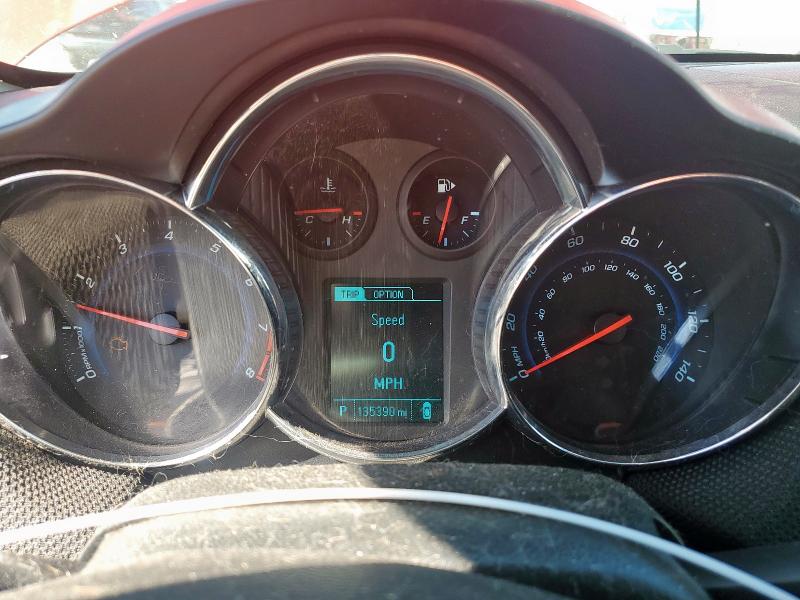 1G1PC5SB2D7274551 - 2013 CHEVROLET CRUZE LT أحمر صورة 9