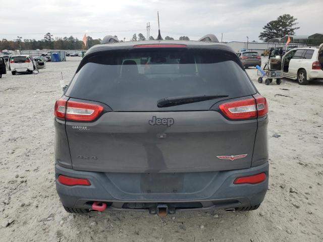 1C4PJMBS0FW613517 - 2015 JEEP CHEROKEE TRAILHAWK GRAY photo 6