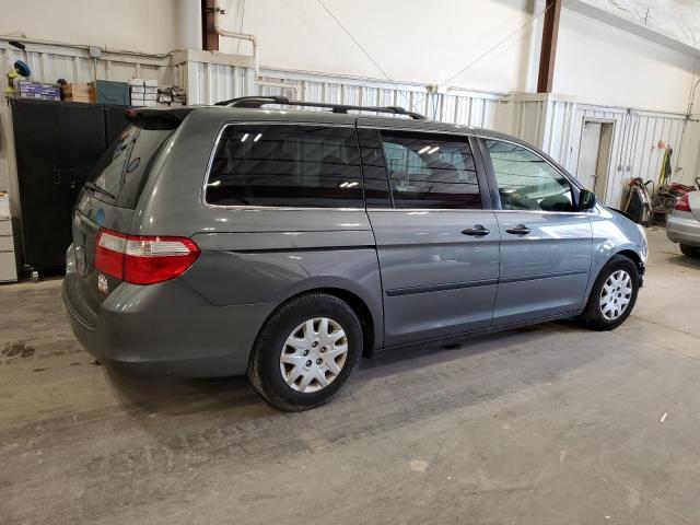 5FNRL38207B034991 - 2007 HONDA ODYSSEY LX GRAY photo 3