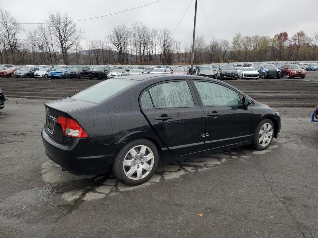 2HGFA1F51BH304633 - 2011 HONDA CIVIC LX Սև լուսանկար 3