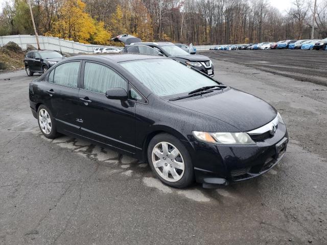 2HGFA1F51BH304633 - 2011 HONDA CIVIC LX Սև լուսանկար 4