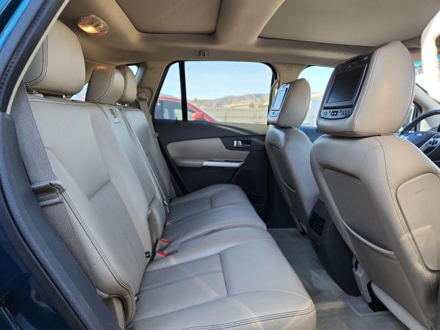 2FMDK3JC1BBA02925 - 2011 FORD EDGE SEL BLUE photo 11