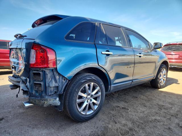 2FMDK3JC1BBA02925 - 2011 FORD EDGE SEL BLUE photo 3