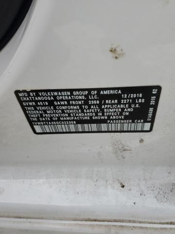 1VWBT7A35GC022356 - 2016 VOLKSWAGEN PASSAT SE Ақ фото 13