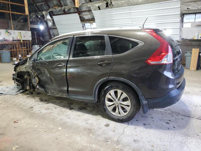 5J6RM3H71DL022358 - 2013 HONDA CR-V EXL BROWN photo 2