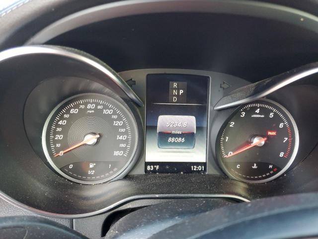 55SWF4JB3JU270454 - 2018 MERCEDES-BENZ C 300 RED photo 9