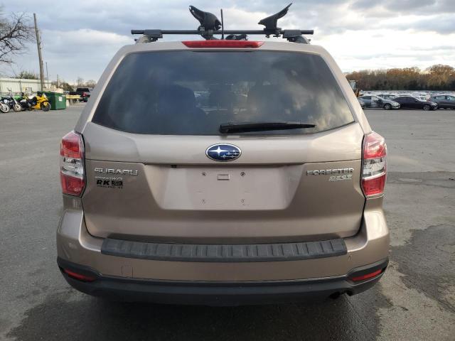 JF2SJAECXEH502782 - 2014 SUBARU FORESTER 2.5I PREMIUM TAN photo 6