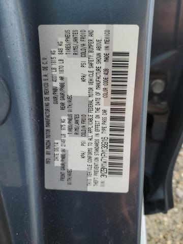 3MZBM1W71FM138916 - 2015 MAZDA 3 GRAND TOURING BLUE photo 12