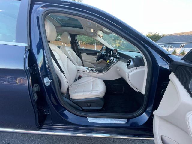 55SWF4KB5GU159007 - 2016 MERCEDES-BENZ C 300 4MATIC BLUE photo 5