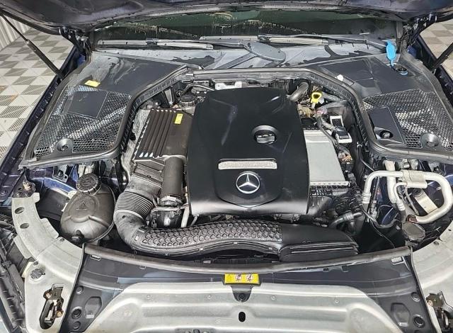55SWF4KB5GU159007 - 2016 MERCEDES-BENZ C 300 4MATIC BLUE photo 7