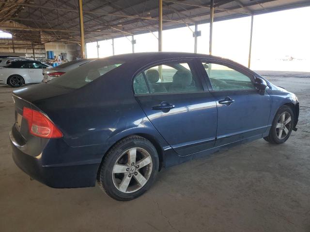 JHMFA16837S002168 - 2007 HONDA CIVIC EX BLUE photo 3
