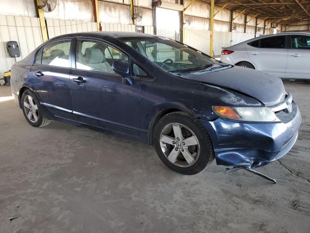JHMFA16837S002168 - 2007 HONDA CIVIC EX BLUE photo 4