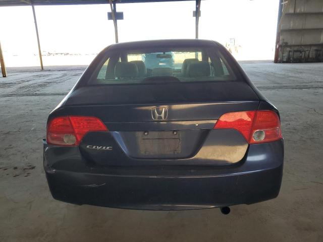 JHMFA16837S002168 - 2007 HONDA CIVIC EX BLUE photo 6