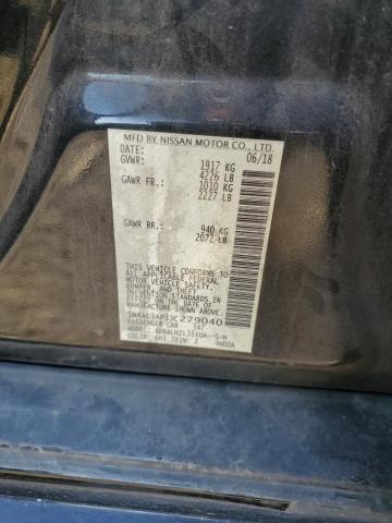 1N4AL3AP3JC279040 - 2018 NISSAN ALTIMA 2.5 შავი ფოტო 13