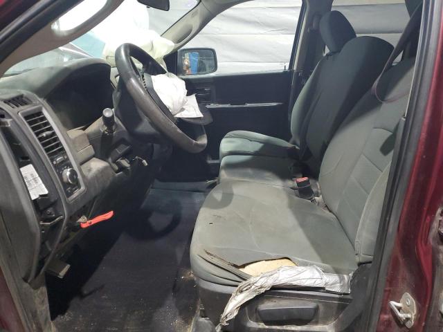 1C6RR7FT2HS745511 - 2017 RAM 1500 ST BURGUNDY photo 7