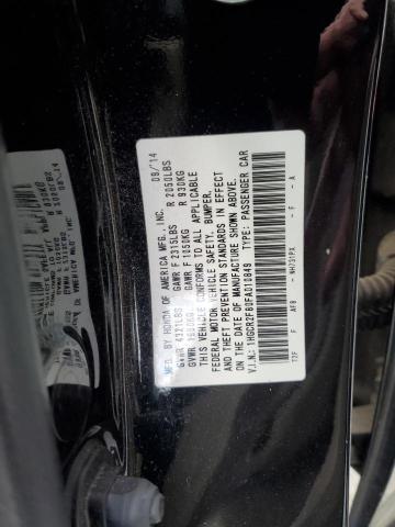 1HGCR2F80FA010849 - 2015 HONDA ACCORD EXL BLACK photo 13