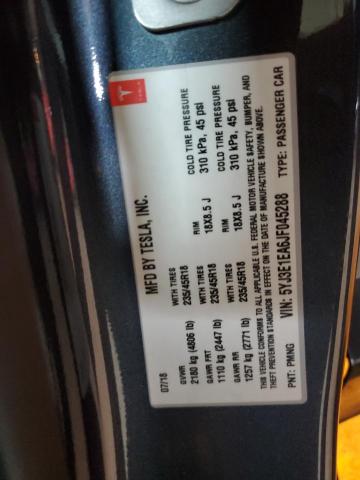 5YJ3E1EA6JF045288 - 2018 TESLA MODEL 3 ნაცრისფერი ფოტო 12