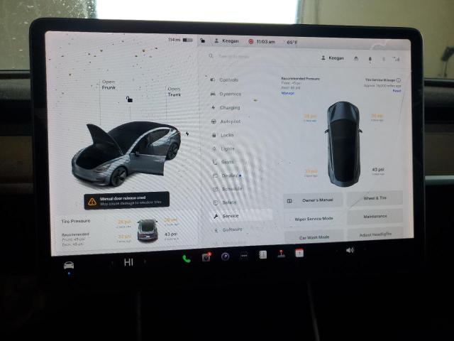 5YJ3E1EA6JF045288 - 2018 TESLA MODEL 3 ნაცრისფერი ფოტო 9