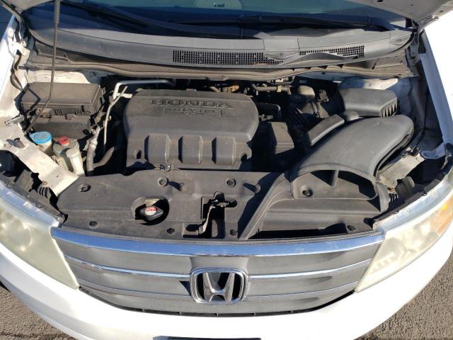 5FNRL5H46CB079005 - 2012 HONDA ODYSSEY EX WHITE photo 12