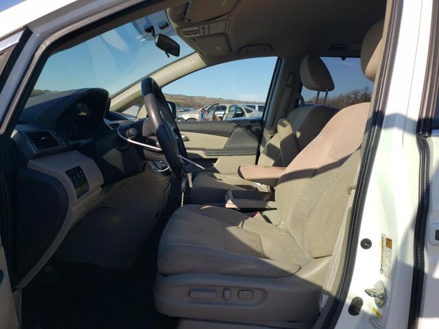5FNRL5H46CB079005 - 2012 HONDA ODYSSEY EX WHITE photo 7