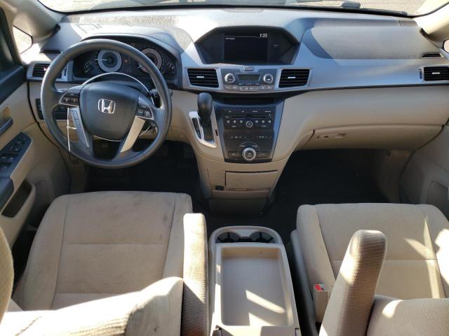 5FNRL5H46CB079005 - 2012 HONDA ODYSSEY EX WHITE photo 8