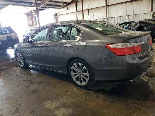 1HGCR2F58DA030835 - 2013 HONDA ACCORD SPORT GRAY photo 2