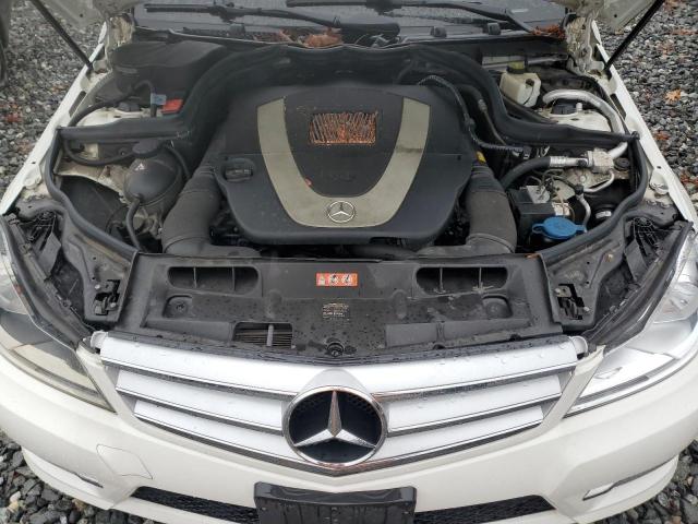 WDDGF8BB0CR210985 - 2012 MERCEDES-BENZ C 300 4MATIC WHITE photo 11