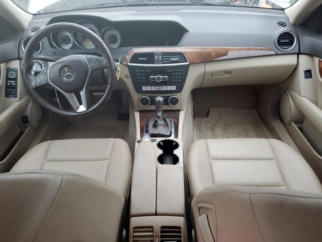 WDDGF8BB0CR210985 - 2012 MERCEDES-BENZ C 300 4MATIC WHITE photo 8