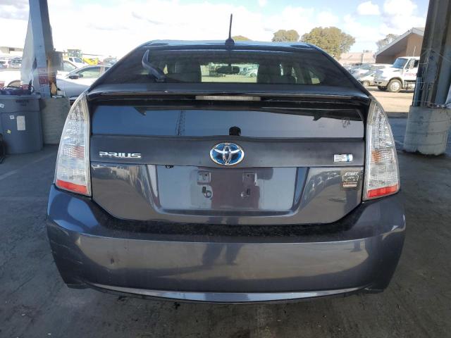 JTDKN3DU5A0019556 - 2010 TOYOTA PRIUS ნაცრისფერი ფოტო 6