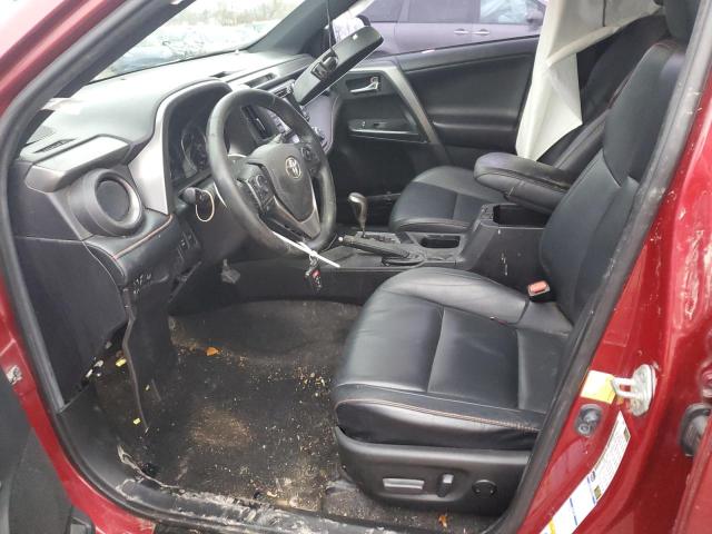 2T3JFREV2JW726337 - 2018 TOYOTA RAV4 SE Rouge photo 7
